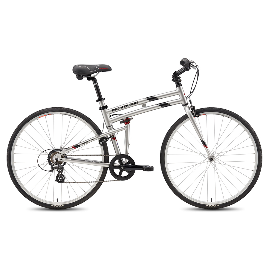 Montague Crosstown Folding Bike, 17" Frame Electric Cyclery