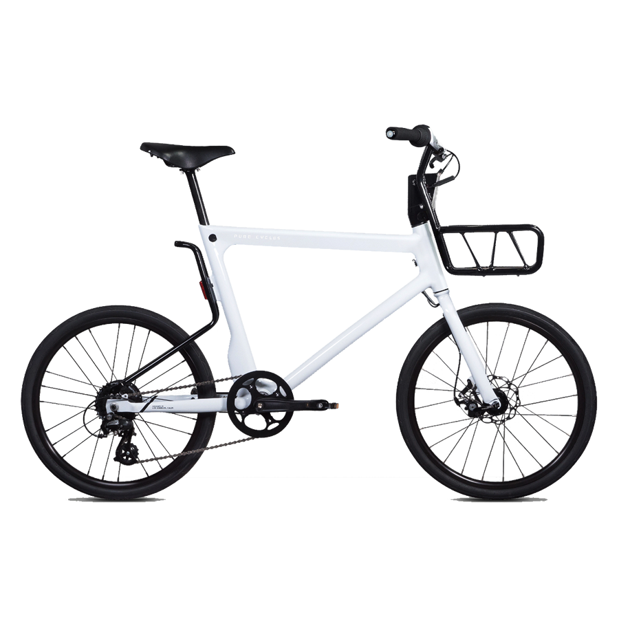 Pure Volta Electric Bike, Chain Drive, Eight Speed Electric Cyclery