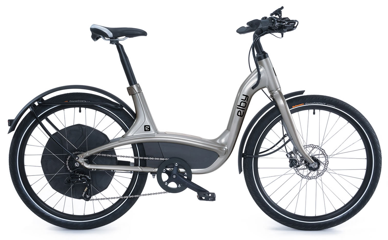 elby electric bike silver