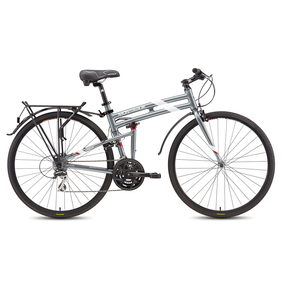 Montague Urban Folding Bike, 21" Frame Electric Cyclery