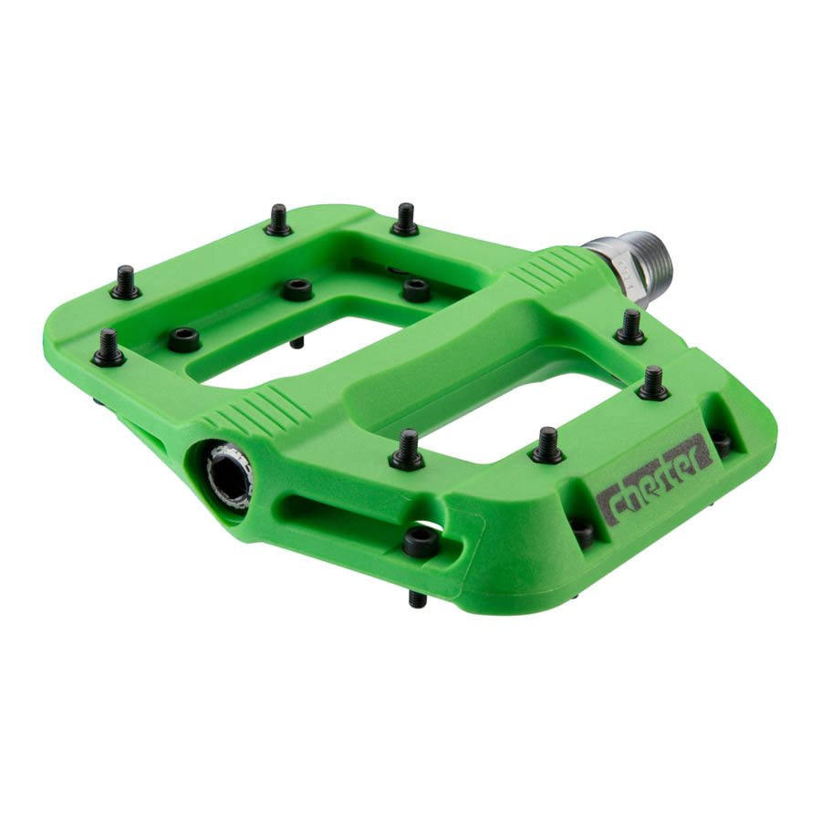 green ebike pedals