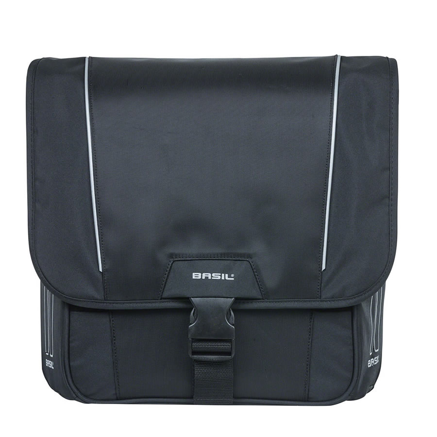 handtekening Beer wandelen Basil Sport Design Double Pannier - 32L, MIK Mount , Black - Electric  Cyclery