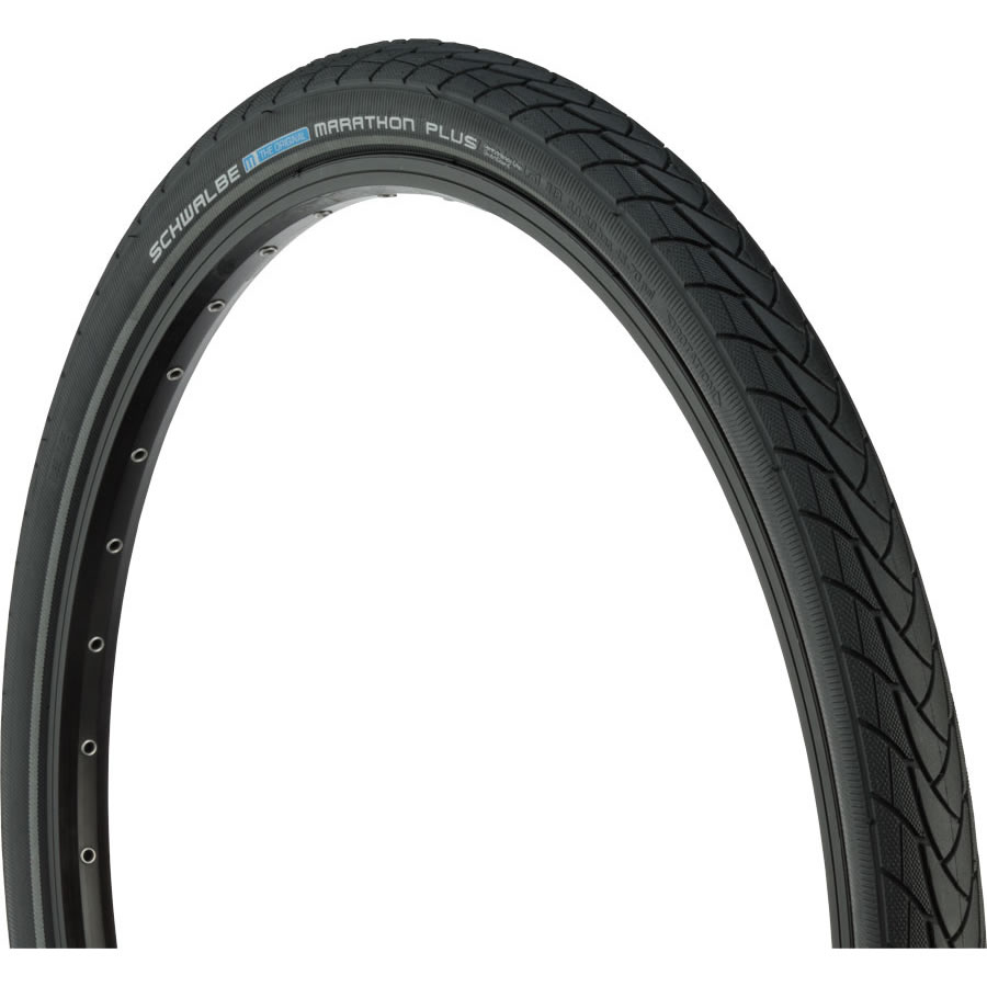 gangpad Retentie rechtbank Schwalbe Marathon Plus Tire - 26 x 1.75, Clincher, Wire, Black/Reflective,  Performance Line - Electric Cyclery