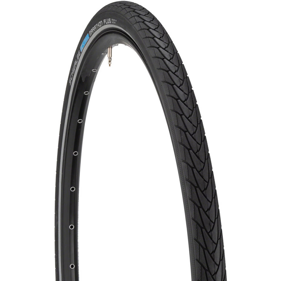 24 x 1.75 47-407 Schwalbe Marathon Plus Bicycle Tyre 24" Reflex Black Wired 