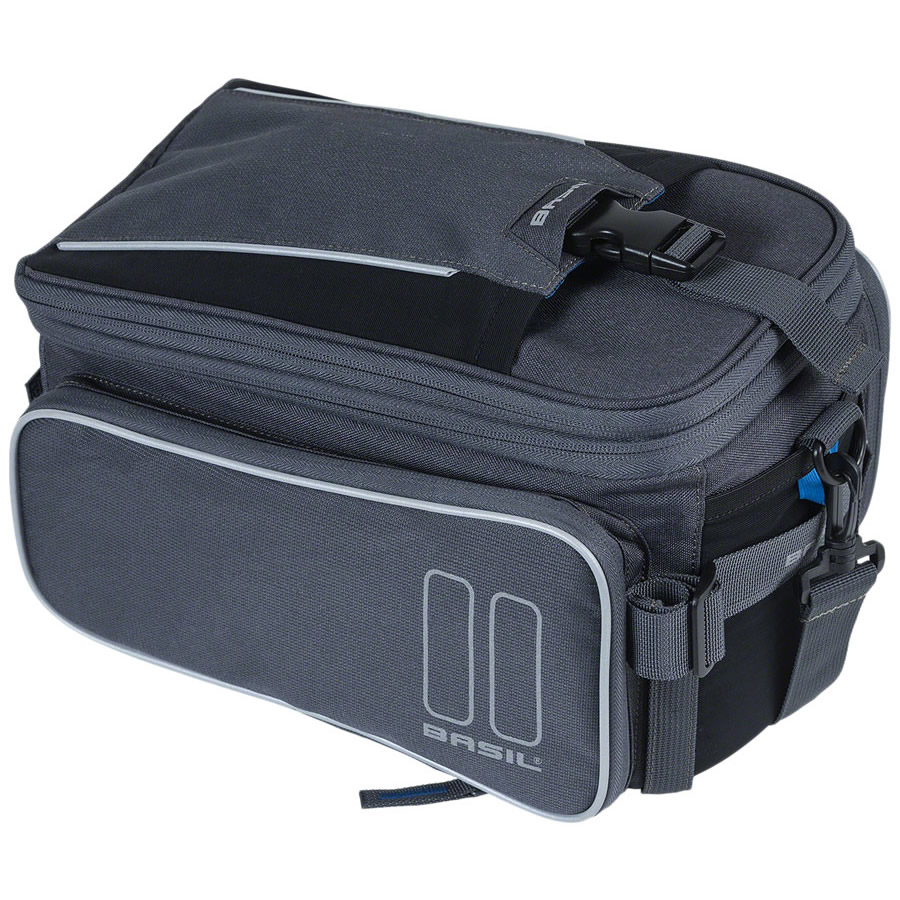 voertuig Mantsjoerije Uitbarsten Basil Sport Design Trunk Bag - 7-15L, Graphite - Electric Cyclery