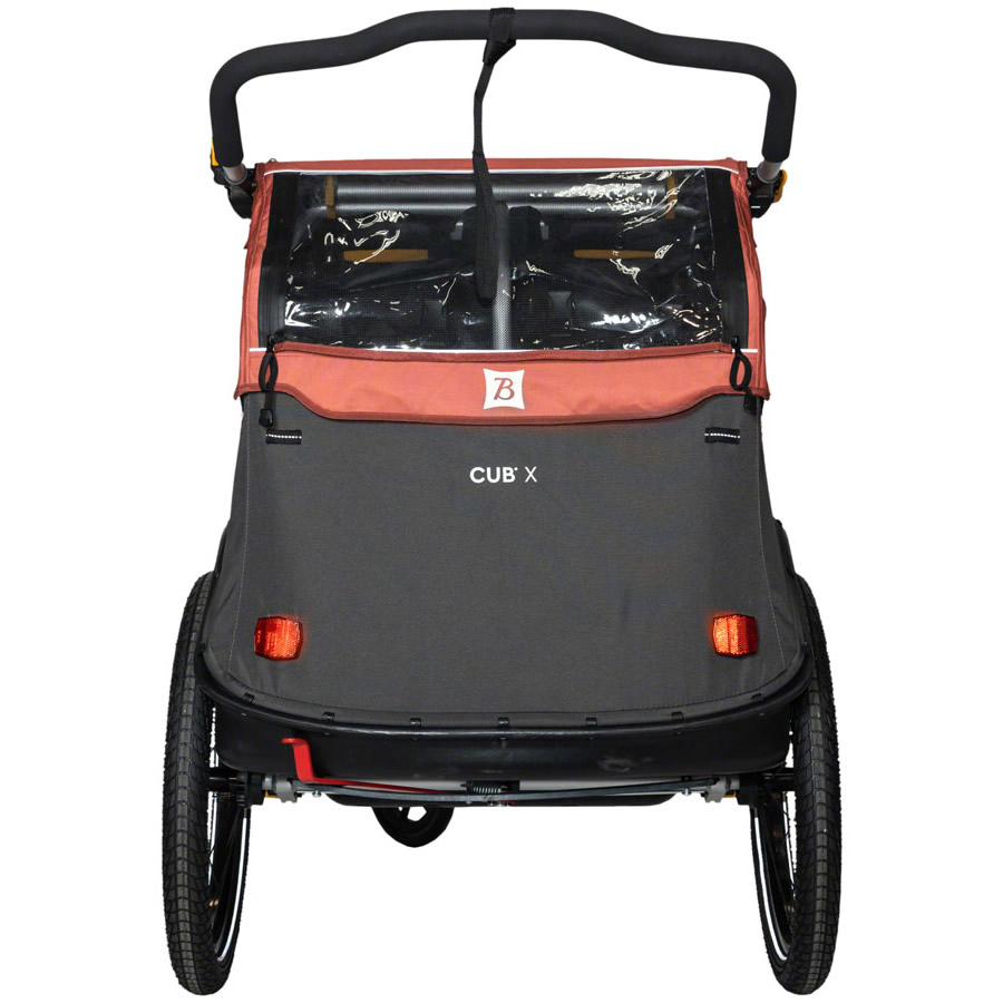 Burley Cub X Child Trailer Double Sandstone Red Electric Cyclery